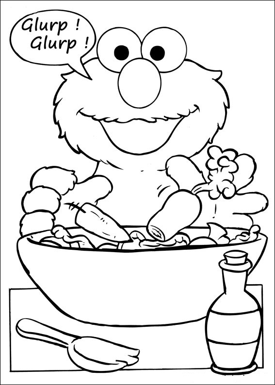 Dibujo gratuito Sesame Street #32116 de la coleccion Dibujos Animados y Series Animadas para imprimir