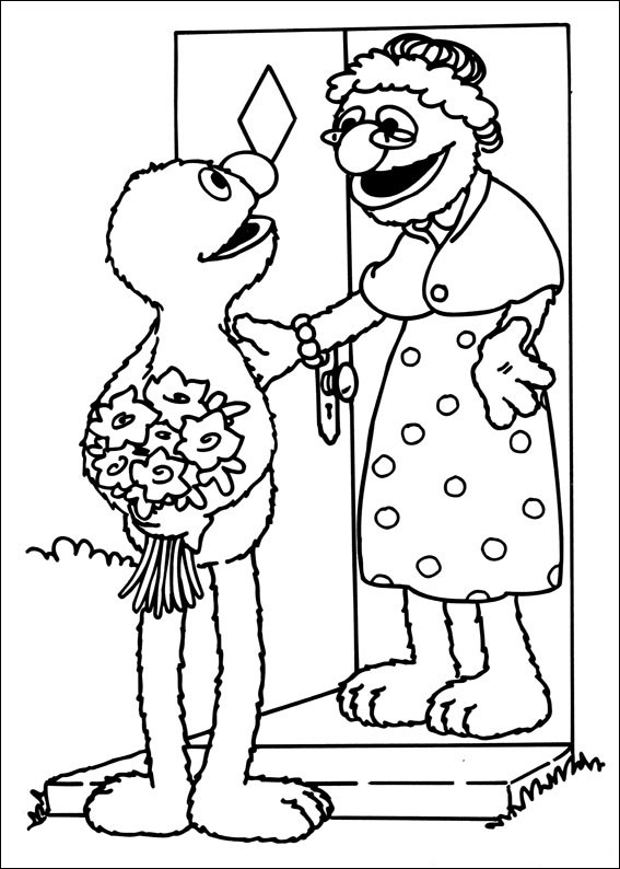 Dibujo gratuito Sesame Street #32142 de la coleccion Dibujos Animados y Series Animadas para imprimir