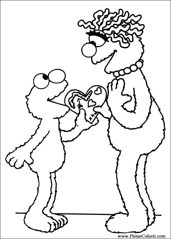 Dibujo gratuito Sesame Street #32221 de la coleccion Dibujos Animados y Series Animadas para imprimir