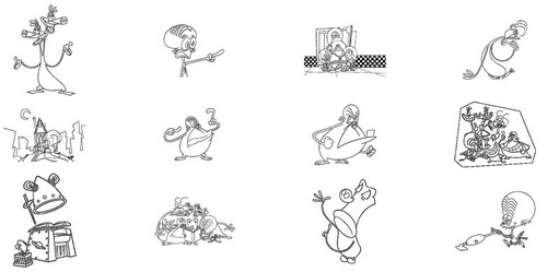 Dibujo gratuito Space Goofs #34468 de la coleccion Dibujos Animados y Series Animadas para imprimir