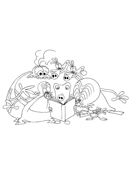 Dibujo gratuito Space Goofs #34503 de la coleccion Dibujos Animados y Series Animadas para imprimir