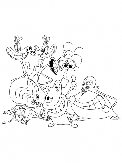 Dibujo gratuito Space Goofs #34505 de la coleccion Dibujos Animados y Series Animadas para imprimir