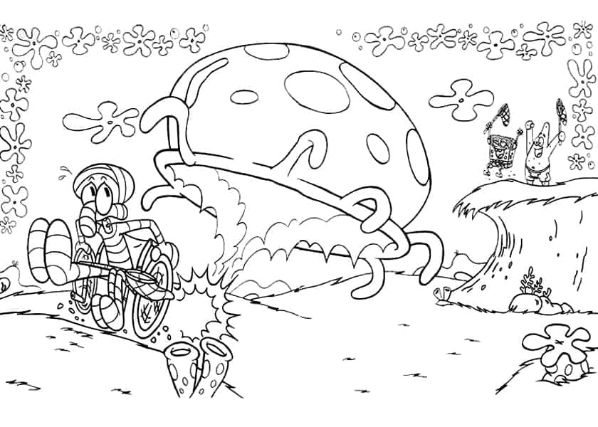 Dibujo gratuito SpongeBob SquarePants #195155 de la coleccion Dibujos Animados y Series Animadas para imprimir