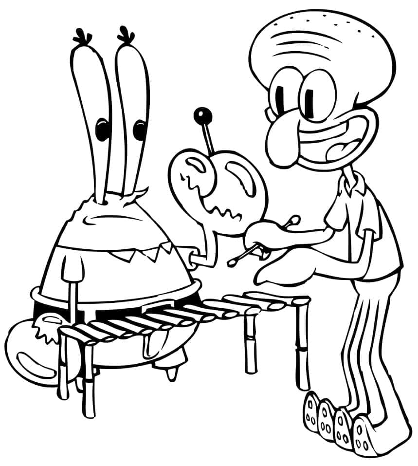 Dibujo para colorear: SpongeBob SquarePants (Dibujos Animados y Series Animadas) #195165 - Dibujos para Colorear e Imprimir Gratis
