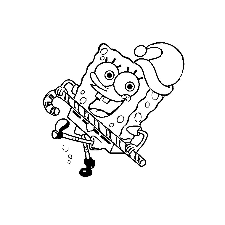 Dibujo gratuito SquareBob SquarePants #33388 de la coleccion Dibujos Animados y Series Animadas para imprimir