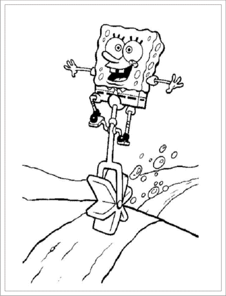Dibujo gratuito SquareBob SquarePants #33447 de la coleccion Dibujos Animados y Series Animadas para imprimir