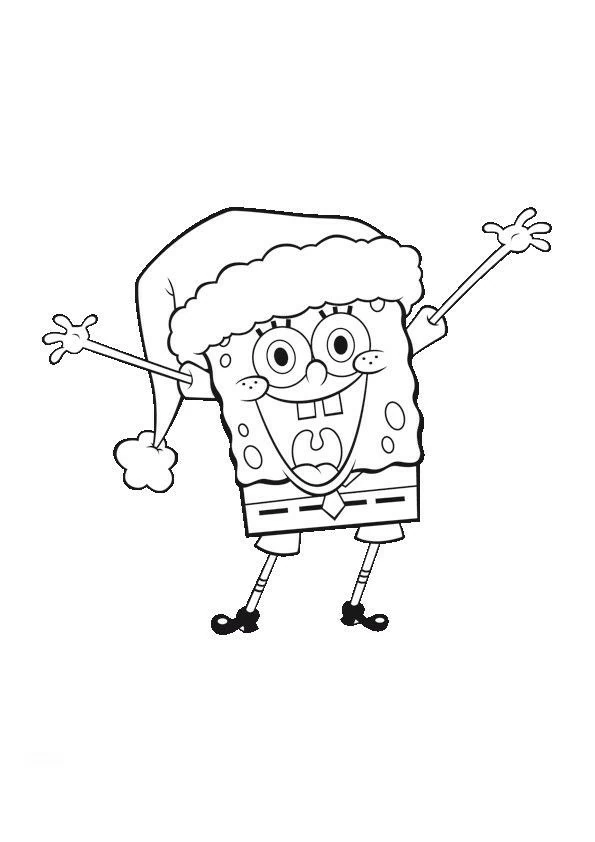 Dibujo gratuito SquareBob SquarePants #33458 de la coleccion Dibujos Animados y Series Animadas para imprimir