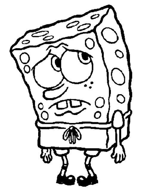 Dibujo gratuito SquareBob SquarePants #33478 de la coleccion Dibujos Animados y Series Animadas para imprimir