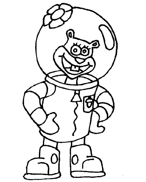 Dibujo gratuito SquareBob SquarePants #33517 de la coleccion Dibujos Animados y Series Animadas para imprimir