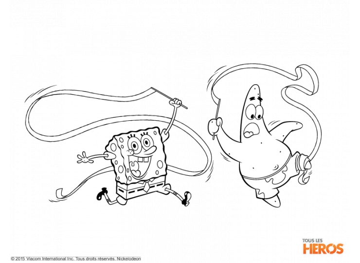 Dibujo gratuito SquareBob SquarePants #33527 de la coleccion Dibujos Animados y Series Animadas para imprimir