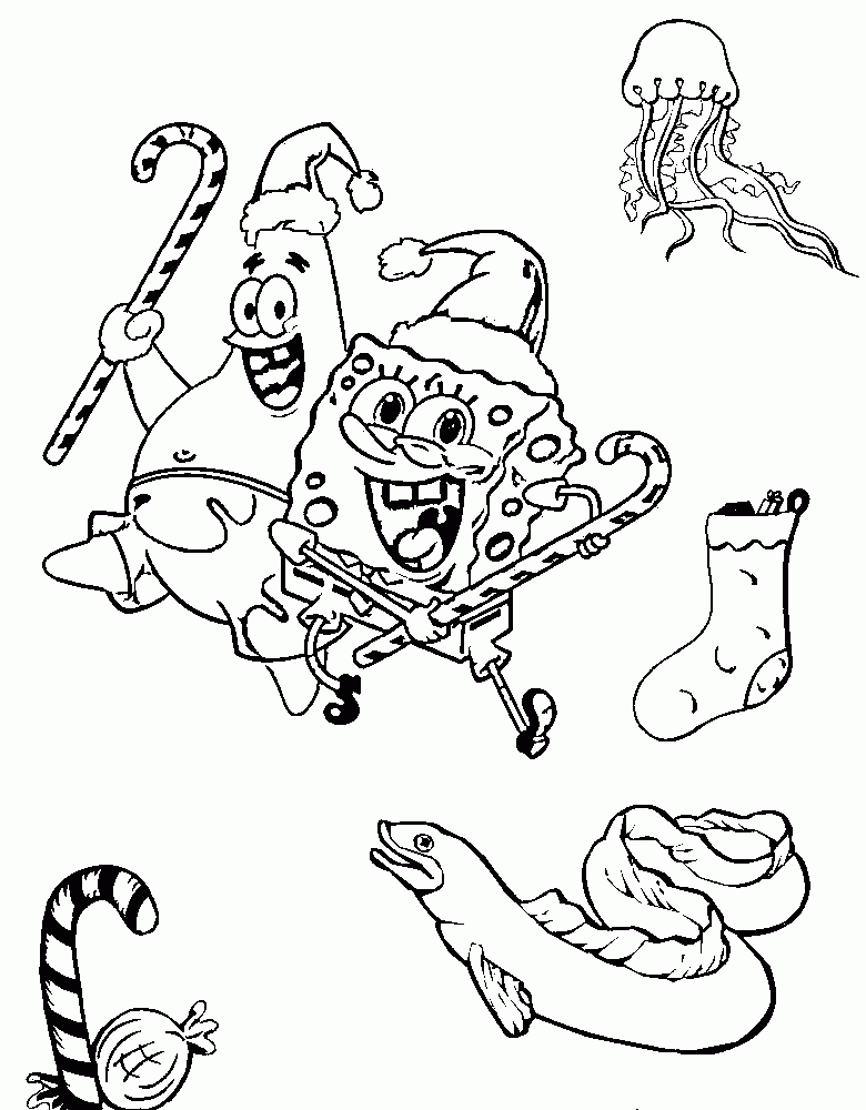 Dibujo gratuito SquareBob SquarePants #33596 de la coleccion Dibujos Animados y Series Animadas para imprimir