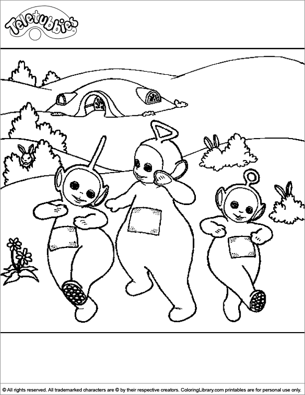 Dibujo gratuito Teletubbies #49699 de la coleccion Dibujos Animados y Series Animadas para imprimir