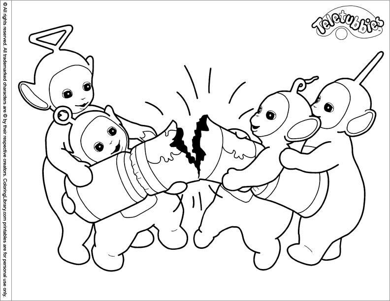 Dibujo gratuito Teletubbies #49706 de la coleccion Dibujos Animados y Series Animadas para imprimir