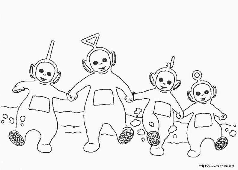 Dibujo gratuito Teletubbies #49773 de la coleccion Dibujos Animados y Series Animadas para imprimir