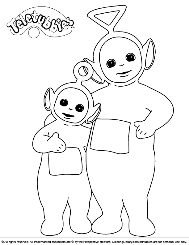 Dibujo gratuito Teletubbies #49832 de la coleccion Dibujos Animados y Series Animadas para imprimir