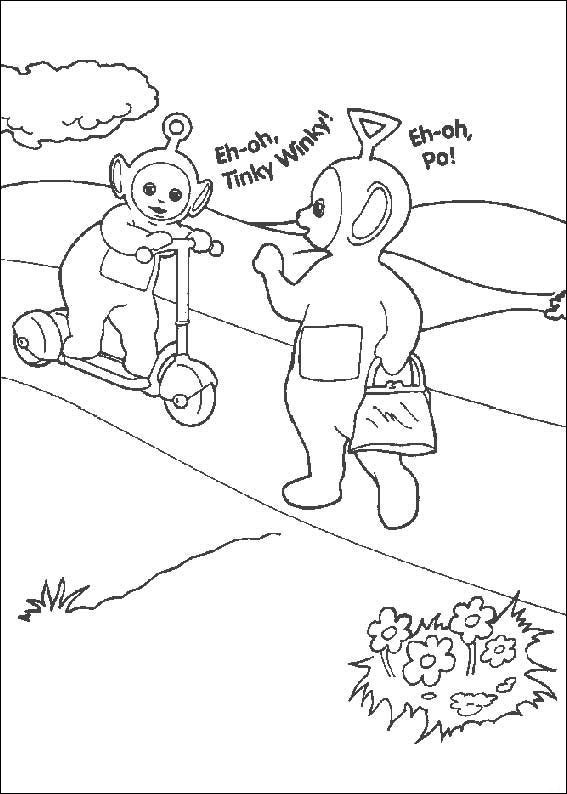 Dibujo gratuito Teletubbies #49886 de la coleccion Dibujos Animados y Series Animadas para imprimir