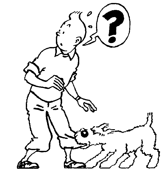 Dibujo gratuito Tintin #25711 de la coleccion Dibujos Animados y Series Animadas para imprimir