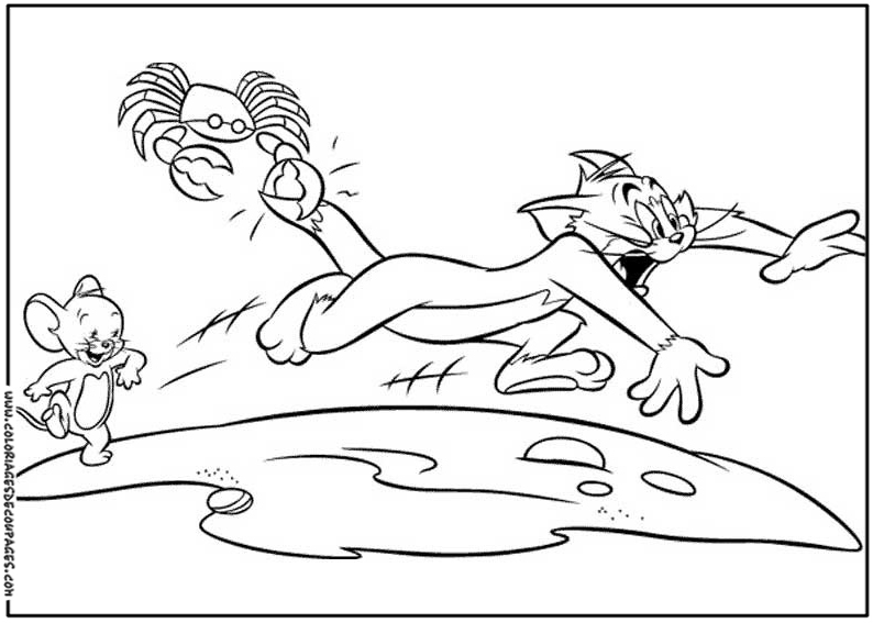 Dibujo gratuito Tom y Jerry #24238 de la coleccion Dibujos Animados y Series Animadas para imprimir