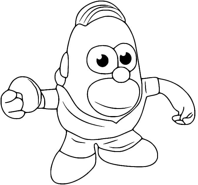 Dibujo para colorear: Toy Story: Mister Potato Head (Dibujos Animados y Series Animadas) #205250 - Dibujos para Colorear e Imprimir Gratis