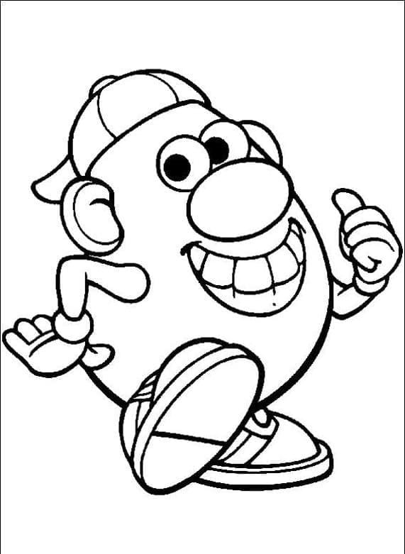Dibujo para colorear: Toy Story: Mister Potato Head (Dibujos Animados y Series Animadas) #205253 - Dibujos para Colorear e Imprimir Gratis