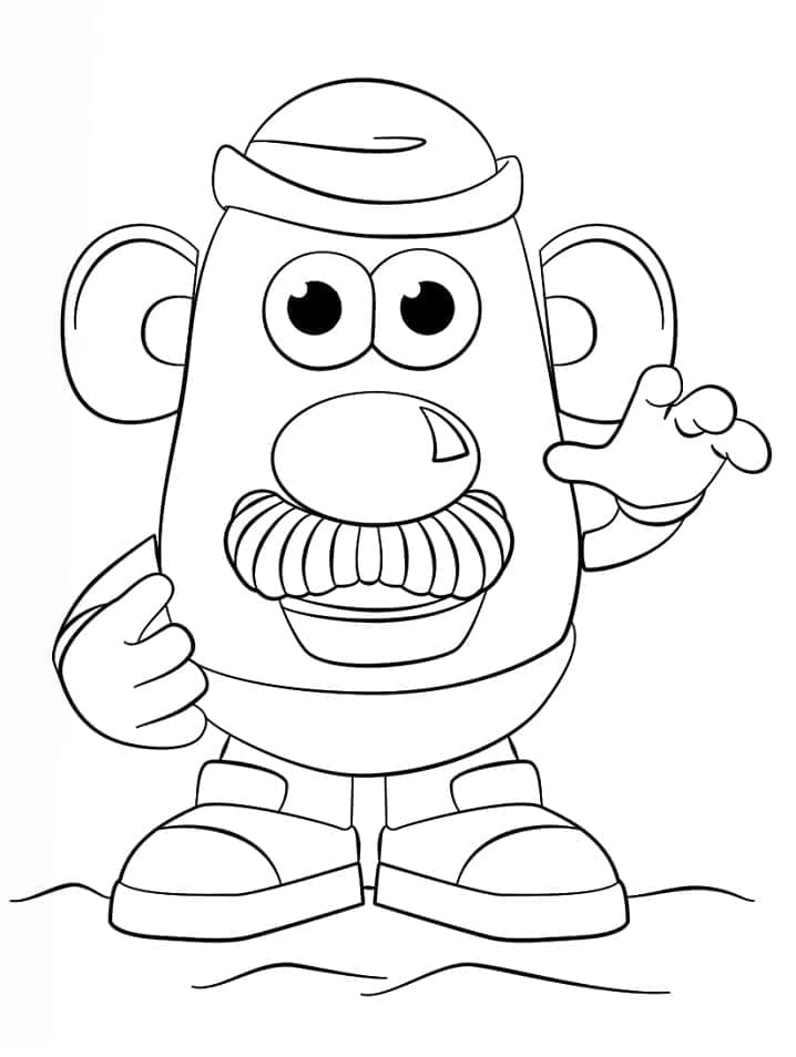 Dibujo para colorear: Toy Story: Mister Potato Head (Dibujos Animados y Series Animadas) #205254 - Dibujos para Colorear e Imprimir Gratis