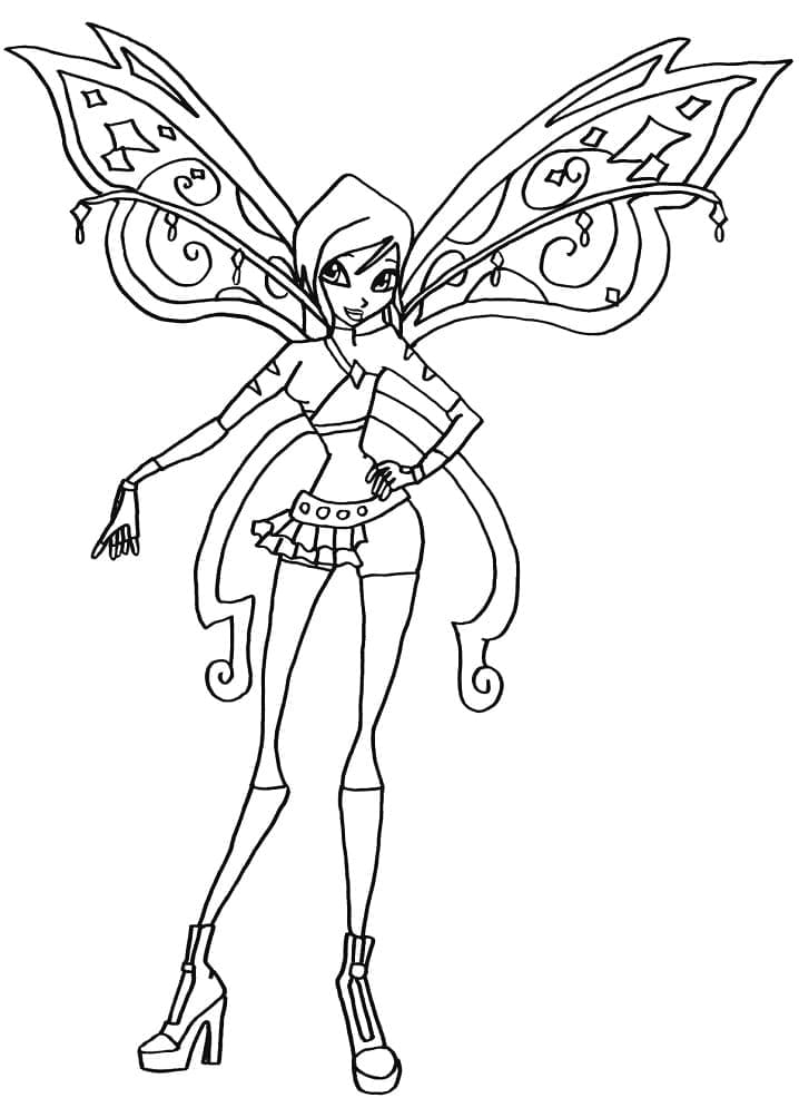 Dibujo gratuito Winx #180581 de la coleccion Dibujos Animados y Series Animadas para imprimir