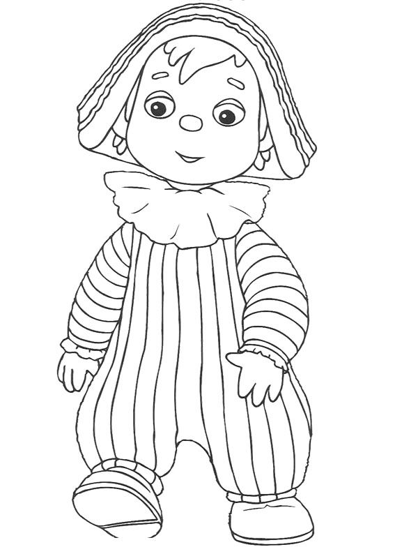 Dibujo para colorear: Andy Pandy (Dibujos animados) #26834 - Dibujos para Colorear e Imprimir Gratis