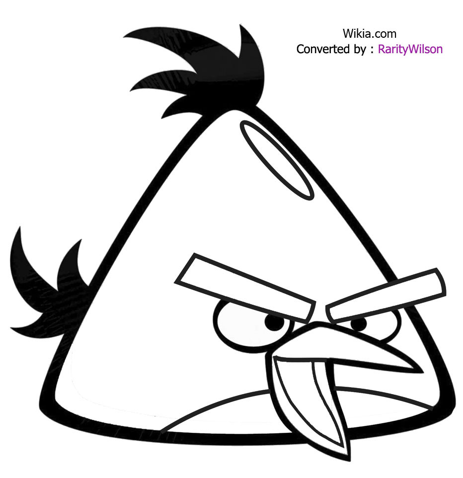 Dibujo para colorear: Angry Birds (Dibujos animados) #25017 - Dibujos para Colorear e Imprimir Gratis