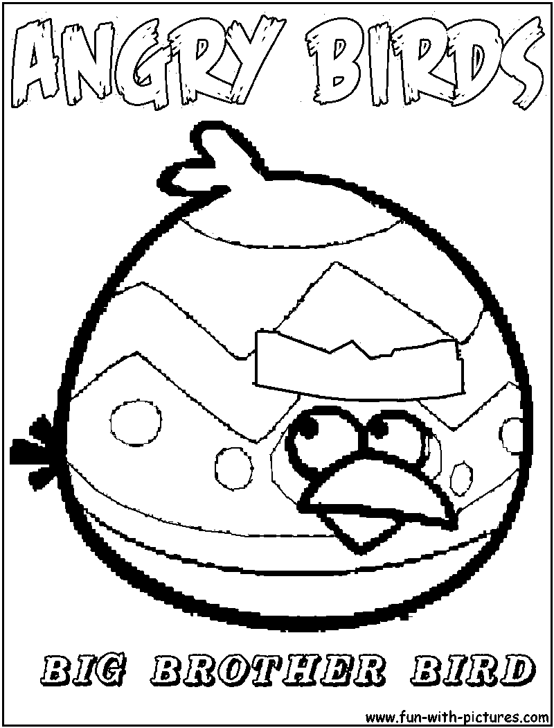 Dibujo para colorear: Angry Birds (Dibujos animados) #25079 - Dibujos para Colorear e Imprimir Gratis