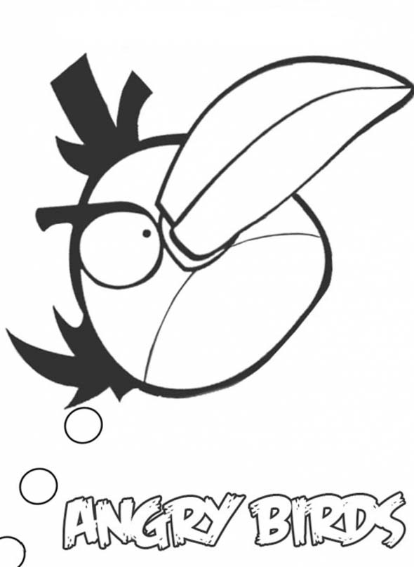 Dibujo para colorear: Angry Birds (Dibujos animados) #25103 - Dibujos para Colorear e Imprimir Gratis