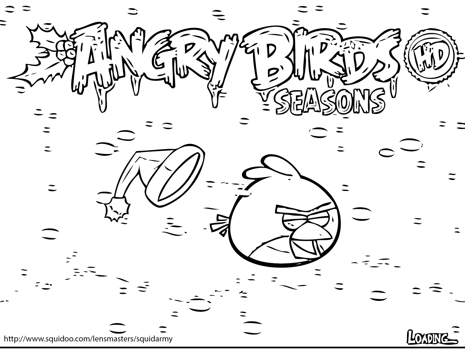 Dibujo para colorear: Angry Birds (Dibujos animados) #25139 - Dibujos para Colorear e Imprimir Gratis
