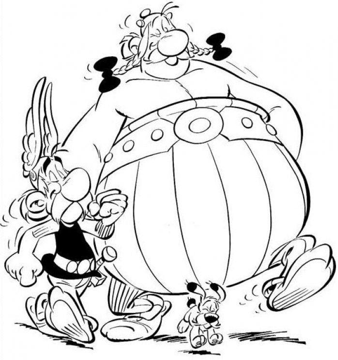 Dibujo para colorear: Asterix and Obelix (Dibujos animados) #24375 - Dibujos para Colorear e Imprimir Gratis