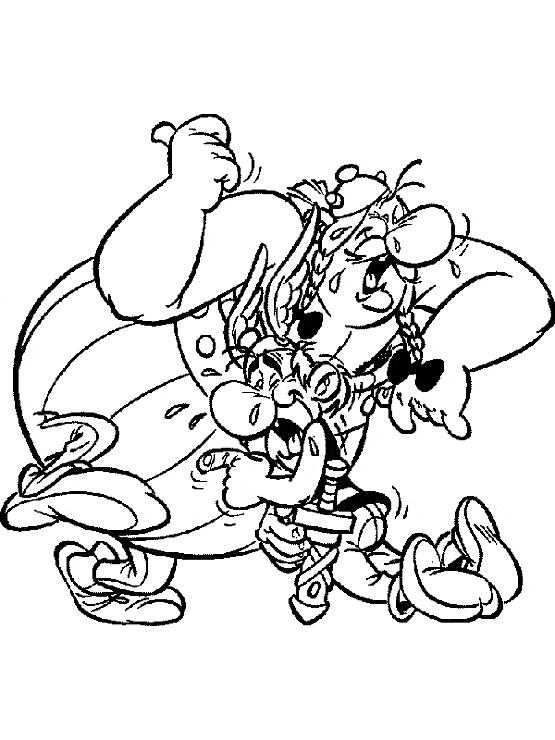 Dibujo para colorear: Asterix and Obelix (Dibujos animados) #24394 - Dibujos para Colorear e Imprimir Gratis