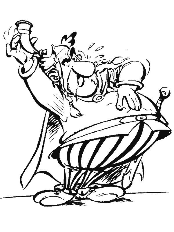 Dibujo para colorear: Asterix and Obelix (Dibujos animados) #24441 - Dibujos para Colorear e Imprimir Gratis