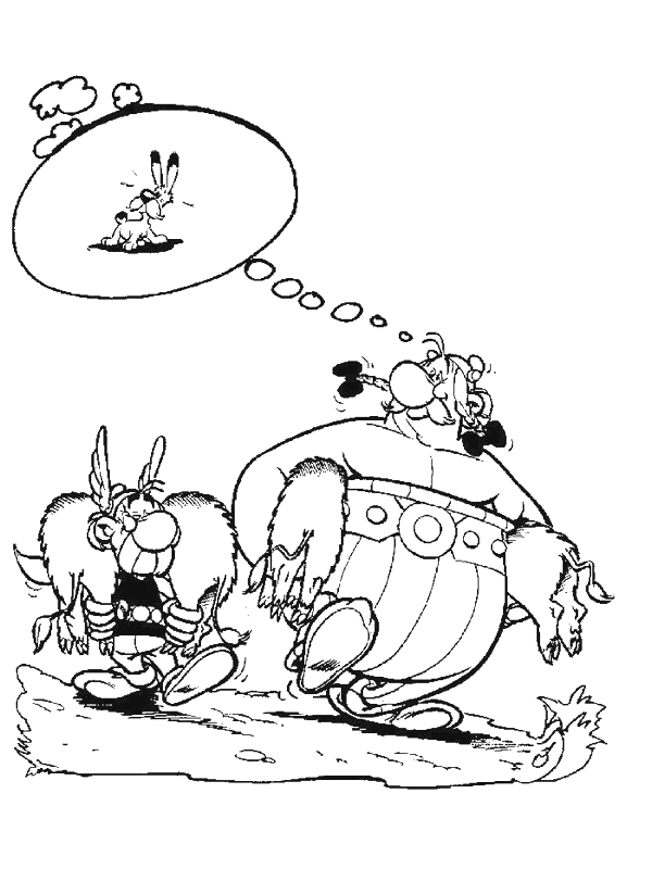 Dibujo para colorear: Asterix and Obelix (Dibujos animados) #24460 - Dibujos para Colorear e Imprimir Gratis