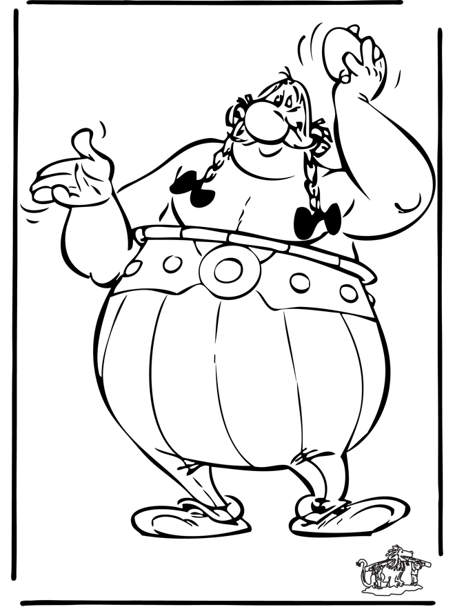 Dibujo para colorear: Asterix and Obelix (Dibujos animados) #24461 - Dibujos para Colorear e Imprimir Gratis