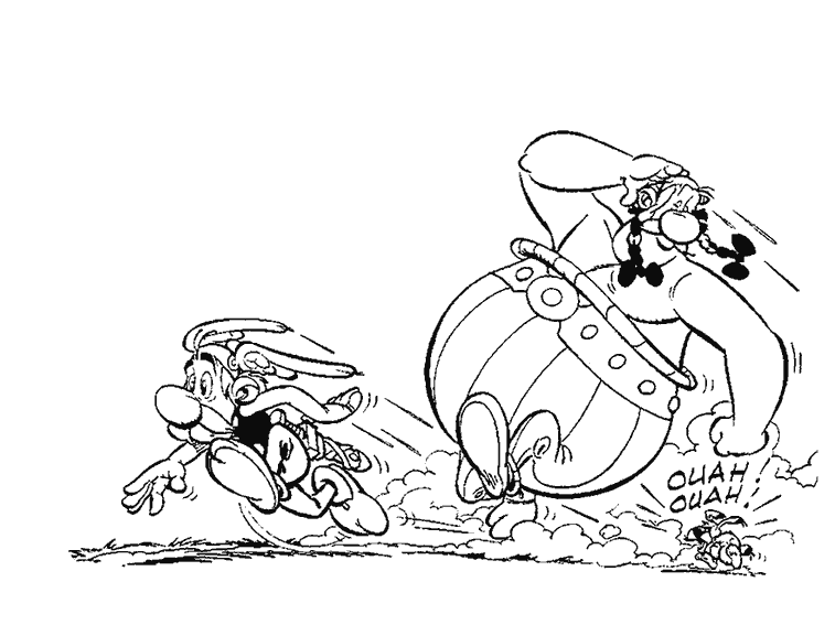 Dibujo para colorear: Asterix and Obelix (Dibujos animados) #24482 - Dibujos para Colorear e Imprimir Gratis