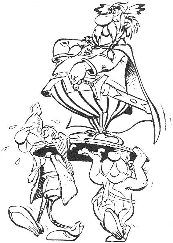 Dibujo para colorear: Asterix and Obelix (Dibujos animados) #24490 - Dibujos para Colorear e Imprimir Gratis