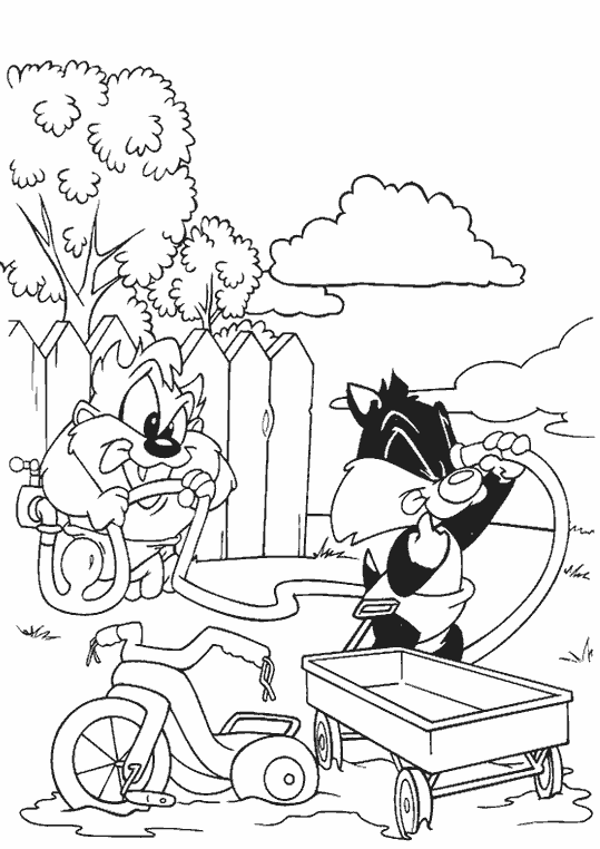 Dibujo para colorear: Baby Looney Tunes (Dibujos animados) #26608 - Dibujos para Colorear e Imprimir Gratis