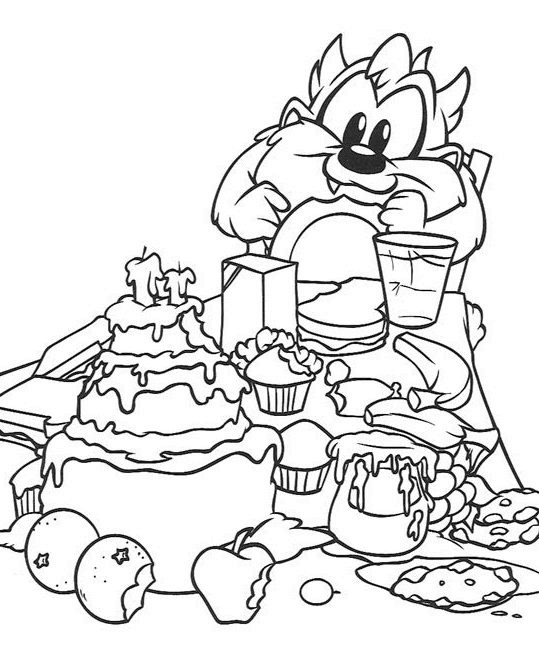 Dibujo para colorear: Baby Looney Tunes (Dibujos animados) #26701 - Dibujos para Colorear e Imprimir Gratis