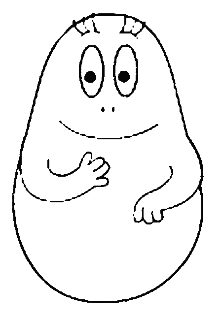 Dibujo para colorear: Barbapapa (Dibujos animados) #36434 - Dibujos para Colorear e Imprimir Gratis