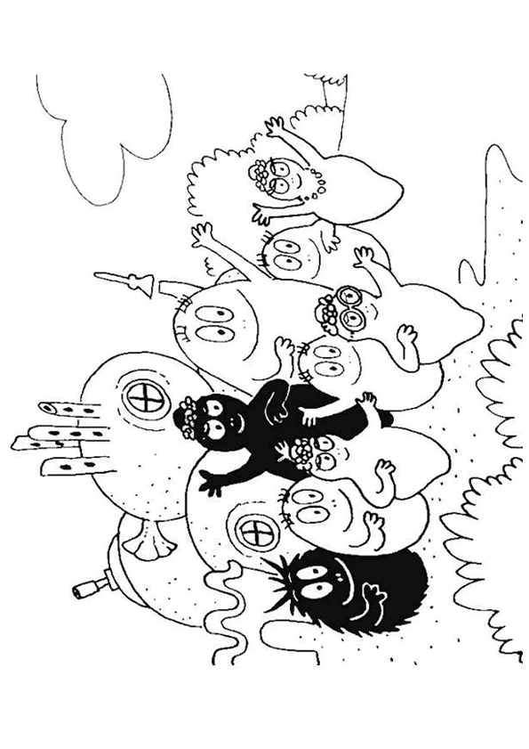 Dibujo para colorear: Barbapapa (Dibujos animados) #36475 - Dibujos para Colorear e Imprimir Gratis