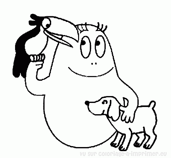 Dibujo para colorear: Barbapapa (Dibujos animados) #36531 - Dibujos para Colorear e Imprimir Gratis