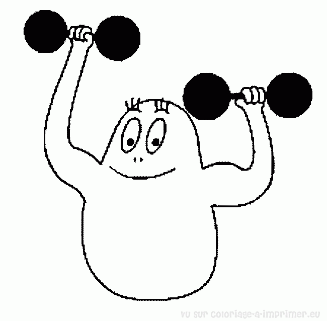 Dibujo para colorear: Barbapapa (Dibujos animados) #36546 - Dibujos para Colorear e Imprimir Gratis