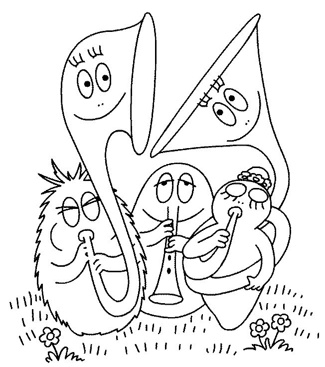 Dibujo para colorear: Barbapapa (Dibujos animados) #36564 - Dibujos para Colorear e Imprimir Gratis