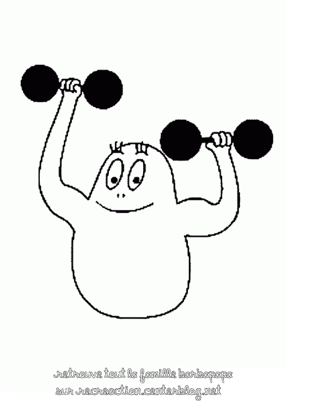 Dibujo para colorear: Barbapapa (Dibujos animados) #36573 - Dibujos para Colorear e Imprimir Gratis