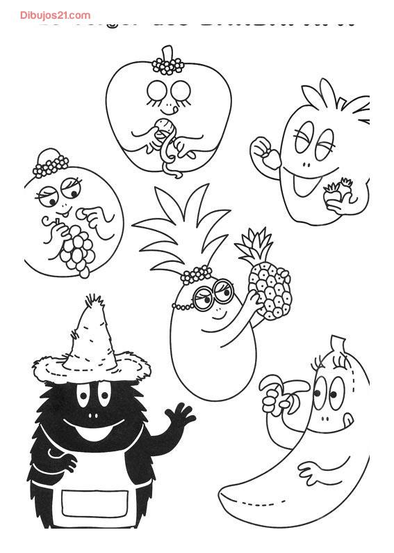 Dibujo para colorear: Barbapapa (Dibujos animados) #36599 - Dibujos para Colorear e Imprimir Gratis