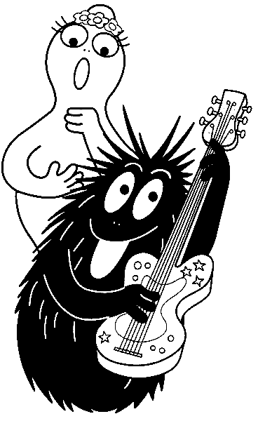 Dibujo para colorear: Barbapapa (Dibujos animados) #36635 - Dibujos para Colorear e Imprimir Gratis