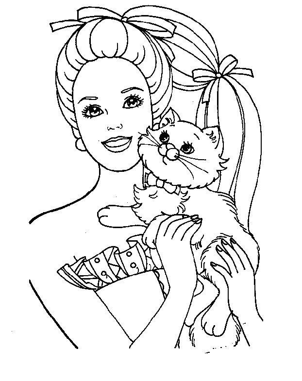 Dibujo para colorear: Barbie (Dibujos animados) #27475 - Dibujos para Colorear e Imprimir Gratis