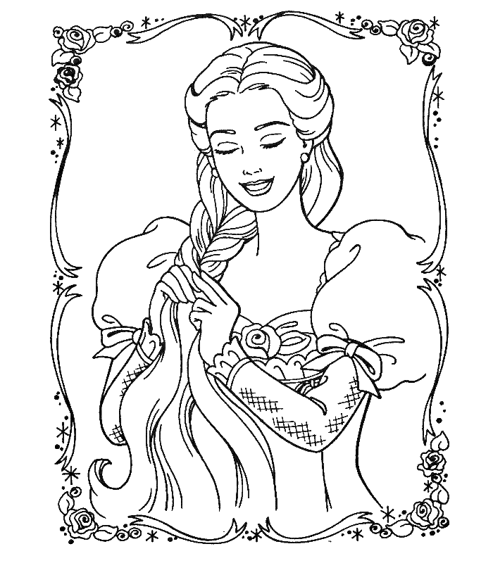 Dibujo para colorear: Barbie (Dibujos animados) #27500 - Dibujos para Colorear e Imprimir Gratis